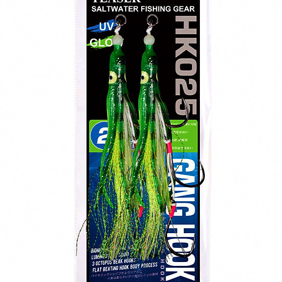 Squid Jig Hooks, Sizes 6/0 and 8/0, 2 or 5 Pack – option photo