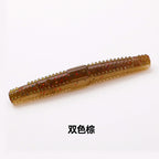 Ned Rig Mealworm Soft Plastic Bait, Optional Rattle – option photo