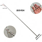 Stainless Steel T-Handle Barbed Hook Tool, 20–150 cm (8–59 in) – option photo