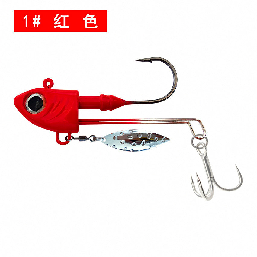 Lead Head Jig with Spinner Blade & Treble Hook, 10–40 g – option photo