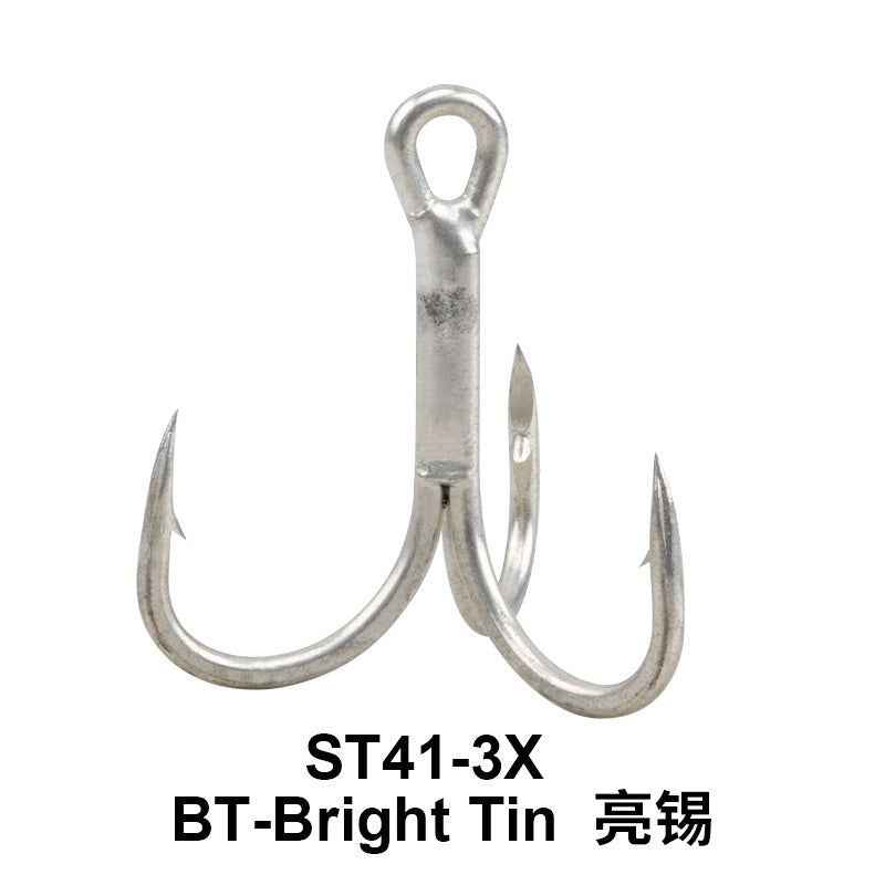 High Carbon Steel Treble Hooks, Size 10 to 2/0 – option photo
