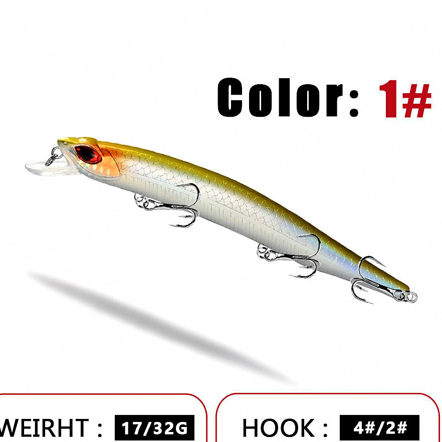 Floating Minnow Lure with Rattle, 17 g & 32 g (0.6 & 1.1 oz) – option photo
