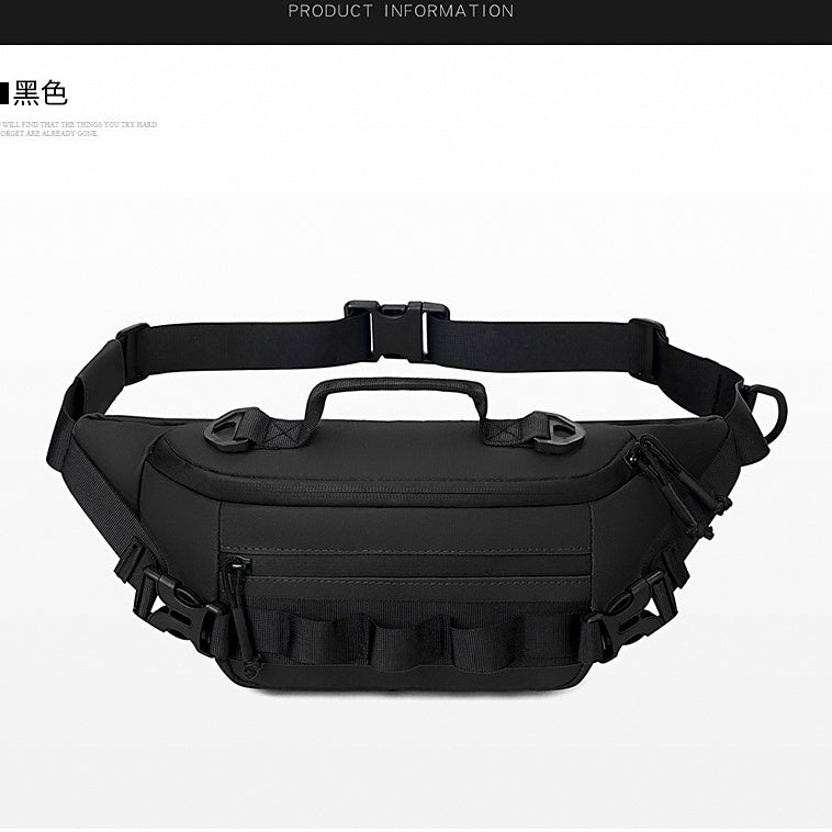 Multifunction Fishing Sling Bag / Waist Pack, 5 Colors – option photo