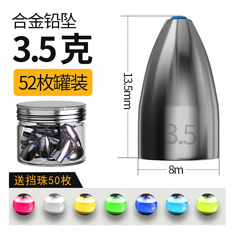 Tungsten Teardrop Slip Sinkers, 0.12–0.71 oz (3.5–20 g) – option photo