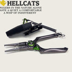 Aluminum Fish Gripper and Lure Pliers, Gunmetal – option photo