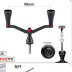 Spinning Reel Handle, Dual-Lock Replacement Arm, Black/Red – option photo