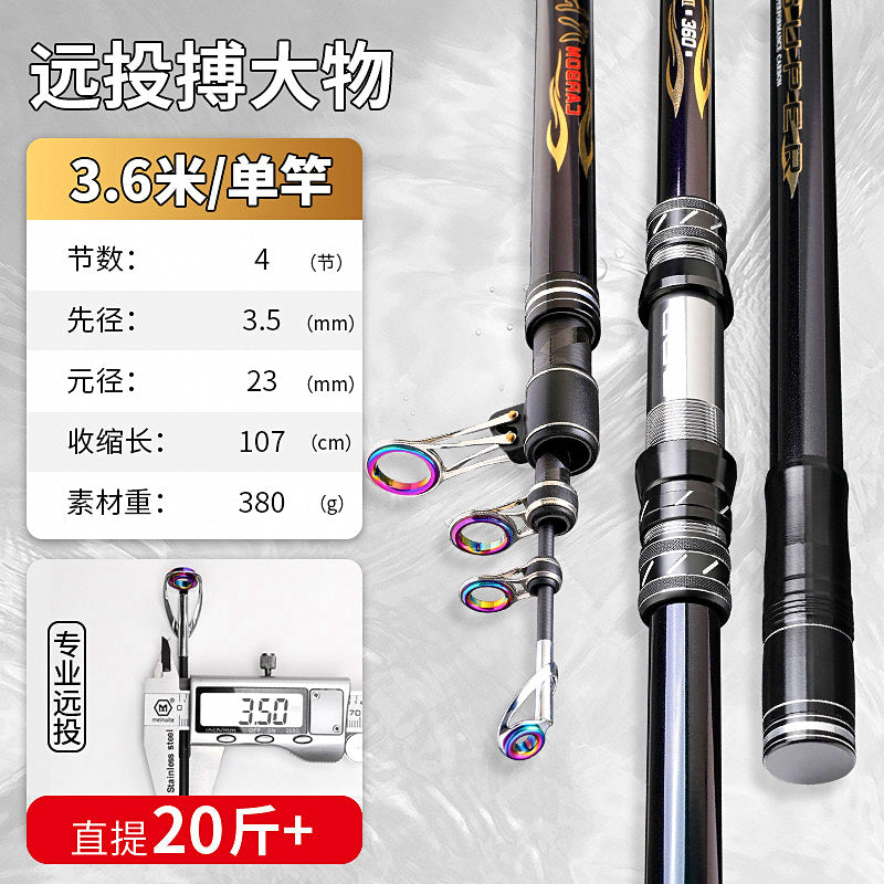 Heavy Surf Casting Rod, 3.6–5.4 m (11.8–17.7 ft), 4-Pc – option photo