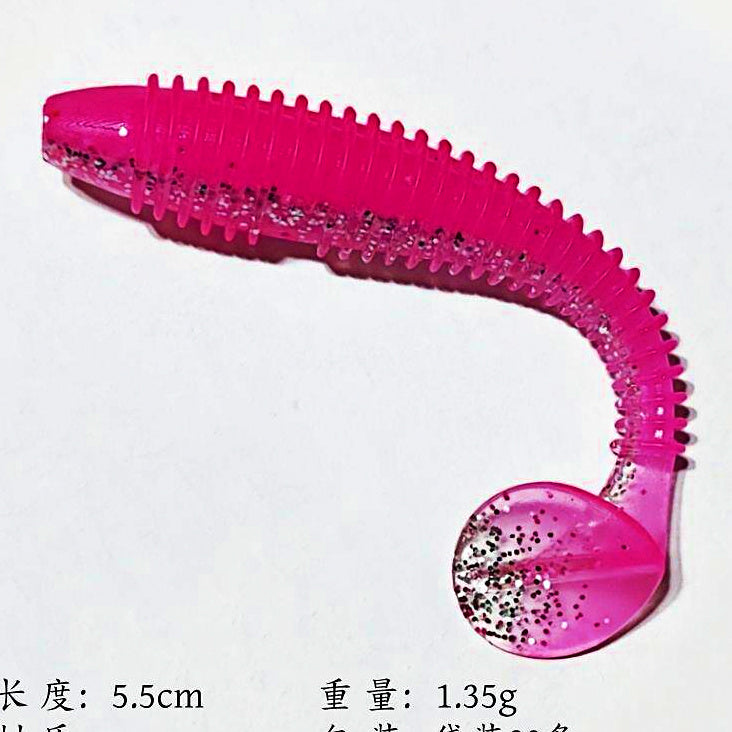 Curly T-Tail Grub Soft Baits, 20 Pack, 5.5–7.5 cm (2.2–3 in) – option photo