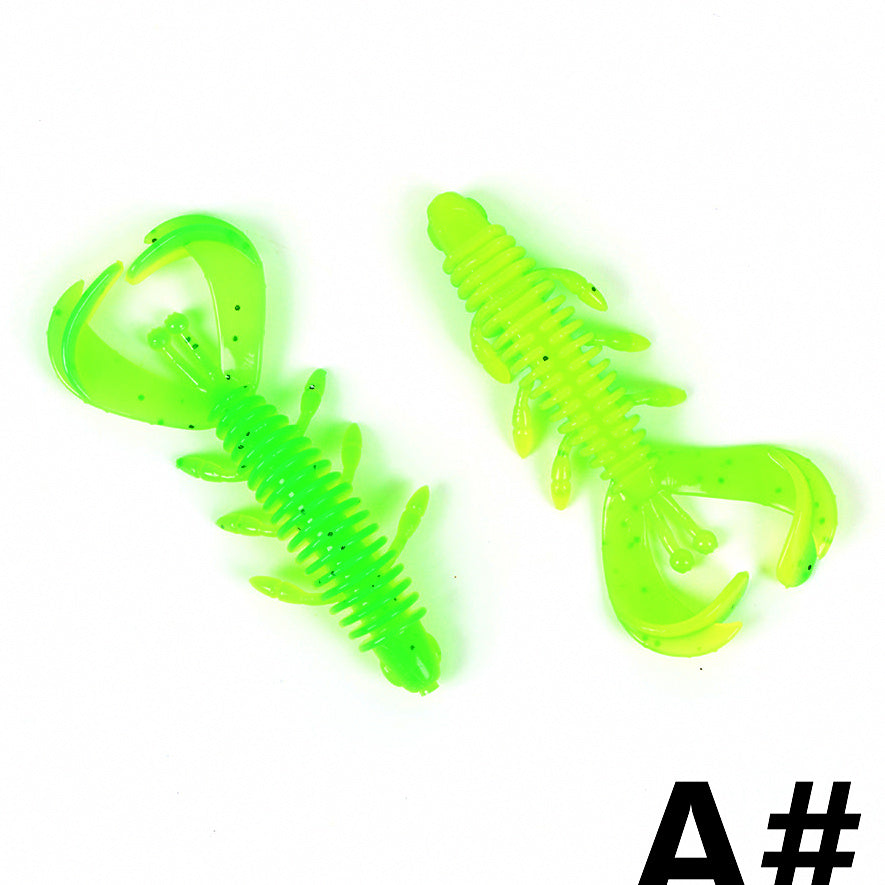 Twin Tail Shrimp Soft Bait, 8-Pack, 5.5 cm or 7 cm – option photo