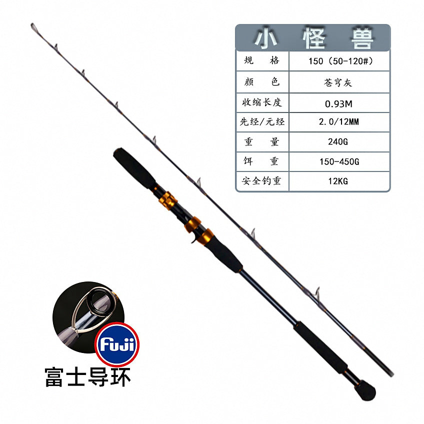 Slow Pitch Jigging Boat Rod for Electric Reels, 1.5–2.05 m – option photo