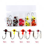 Lead Head Jig Hook Lure Assortment w/ Spinner Blades, 20 Pc – option photo