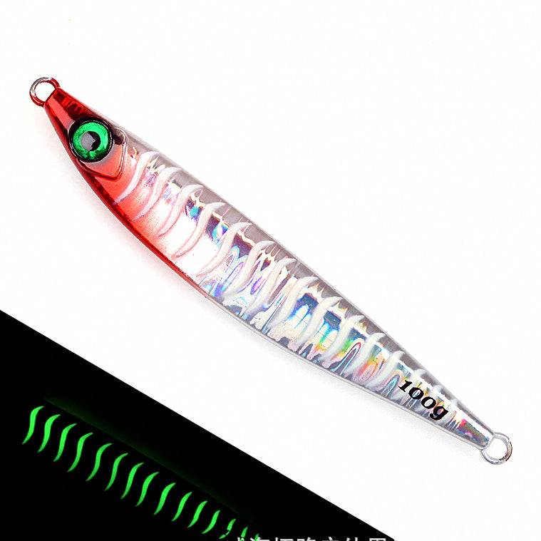 Glow Striped Sardine Casting Jig, 40–100 g (1.4–3.5 oz) – option photo