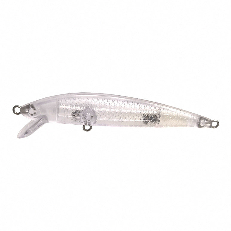 Unpainted Floating Minnow Lure Blank w/ Rattle, 8-10 cm – option photo