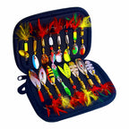 Spinner Spoon Lure Kit with Feathers, 16-Piece Set – option photo