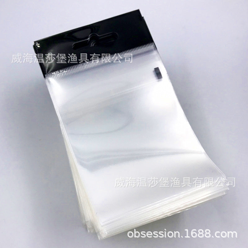 Clear Self-Seal Tackle Bags & Sinker Header Cards – option photo