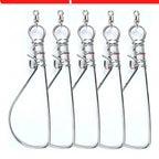 Stainless Steel Fish Stringer Lock Clips with Wire Rope – option photo