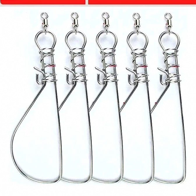 Stainless Steel Fish Stringer Lock Clips with Wire Rope – option photo