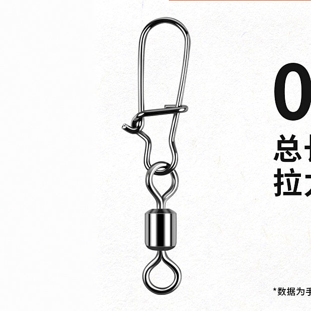 Snap Swivels with Figure-8 Ring, Size #0–#14, 30–100 Pack – option photo