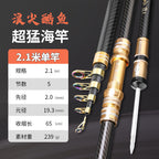Telescopic Carbon Surf Rod, Extra Hard, 2.1–4.5 m (6.9–14.8 ft) – option photo