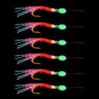 Fish Skin & Rubber Skin String Hooks, Barbed, Sizes 4–20 – option photo