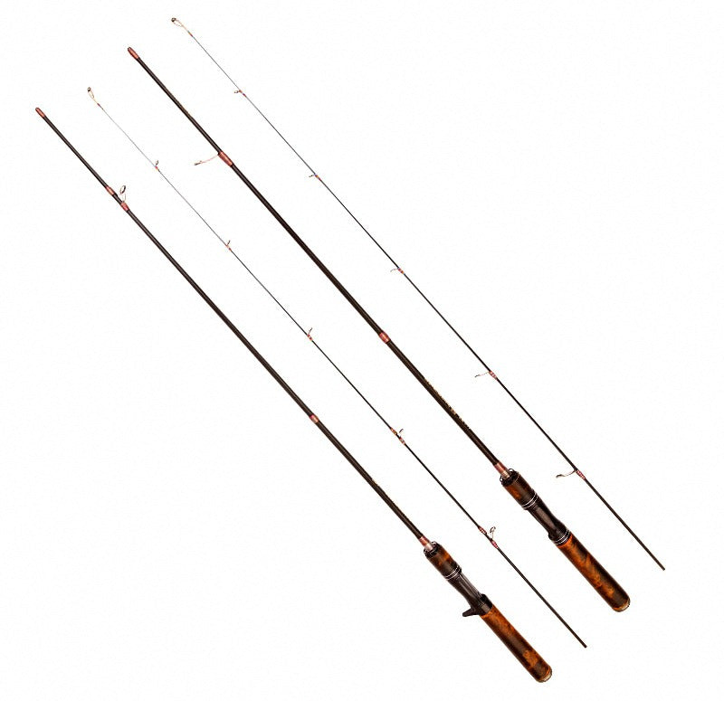 Ultralight Lure Rod, Soft Action, 2-Piece Wood Handle, 1.5–1.98 m – option photo