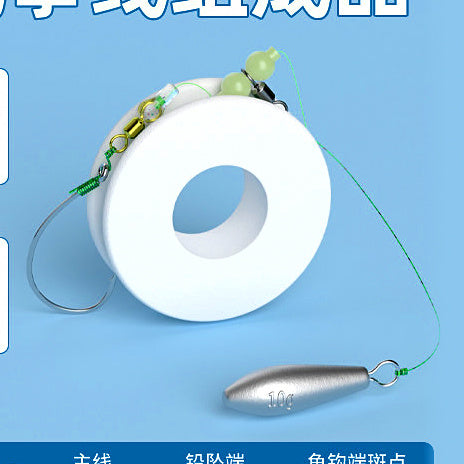 Pre-Tied Single Hook Rig with Lead Sinker, Anti-Tangle – option photo