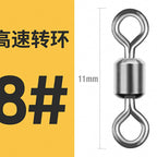 Fishing Swivels, Interlock Snaps & Figure-8 Rings, 10 Pack – option photo
