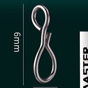 Stainless Steel Quick-Change Lure Snaps, 50 Pack – option photo