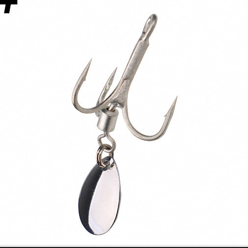 Spinner Blade Treble Hook, Barbed, Sizes 8–2 – option photo