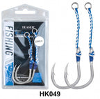Single Jig Hook, High Carbon Steel, Sizes 2/0–7/0 (2 pcs) – option photo