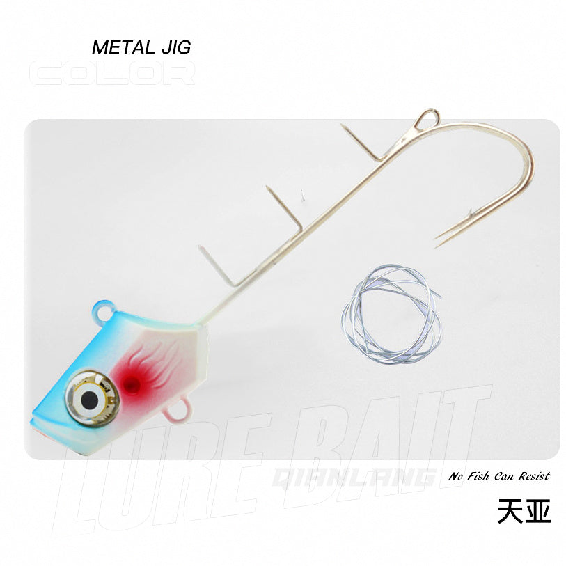 Glow Head Jig with Double Assist Hooks, 200–250 g (7–9 oz) – option photo