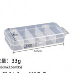 Clear Plastic Lure Box, Tackle Storage Case, Small to XL – option photo