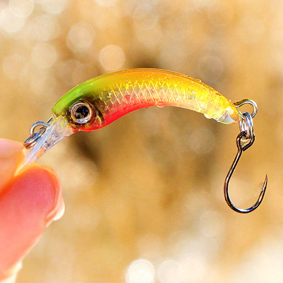Micro Minnow Hard Bait, 30 mm / 1.2 g (0.04 oz), Single Hook – option photo