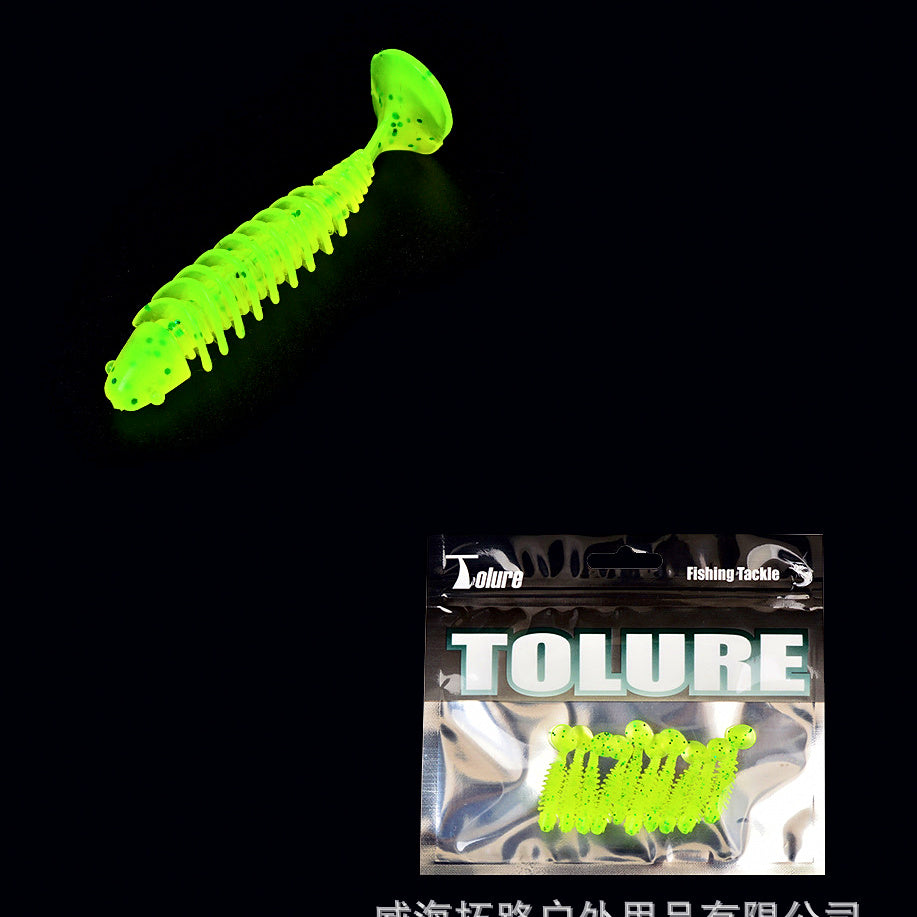 T-Tail Soft Grub Baits, 10 Pack, 4.5 cm (1.8 in) or 6 cm (2.4 in) – option photo