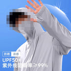 Men's UPF 50+ Sun Protection Fishing Jacket with Hood – option photo