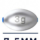 Olive Egg Sinkers, Plastic Core, 0.11–5.29 oz (3–150 g) – option photo
