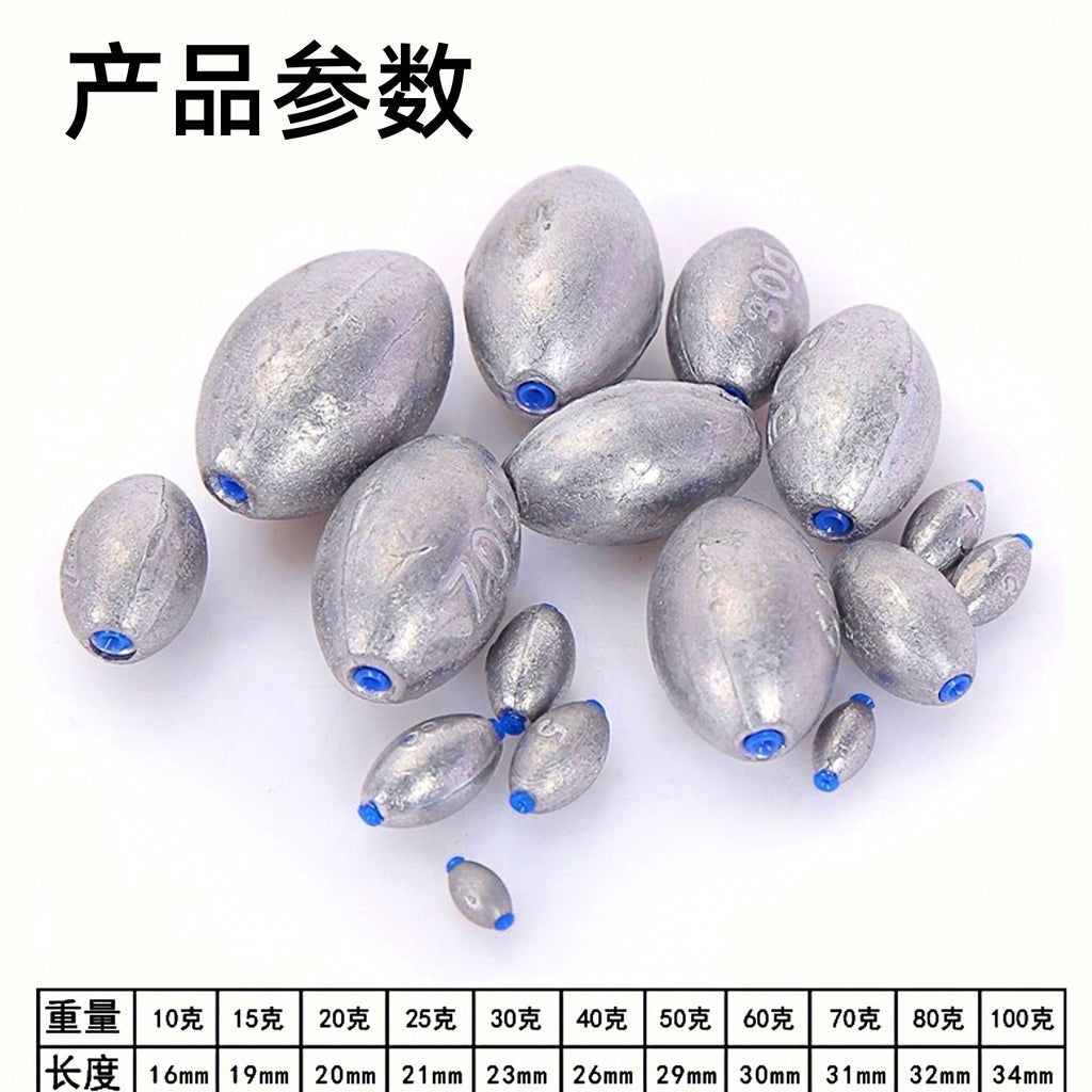 Plastic Core Olive Sinker, 0.18–1.76 oz (5–50 g) – option photo