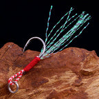 Barbed Single Hooks, Bright Thread, 5 x 100 pc Set – option photo