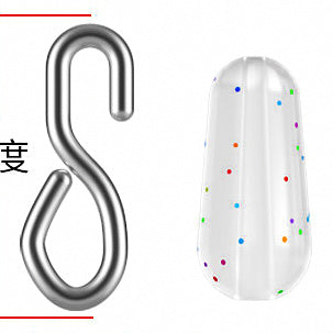 Dropper Line Quick Clips with Anti-Tangle Beads, Silicone – option photo
