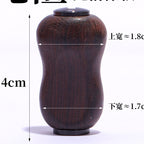 Wood Reel Handle Upgrade, Flat or Round, Bearing Included – option photo
