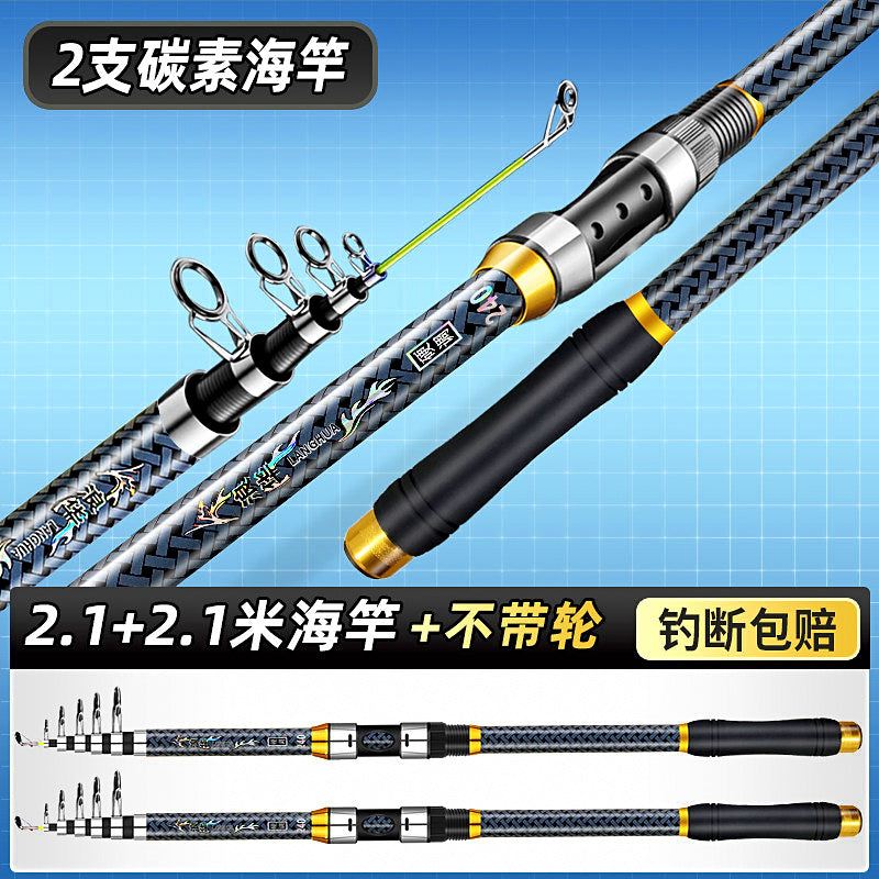 Telescopic Carbon Casting Rod & Reel Set, 2.1–3.6 m – option photo