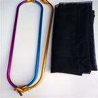 Titanium Folding Triangle Landing Net Head, 40–65 cm – option photo