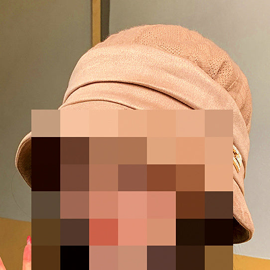 Knit Bucket Hat, Warm Windproof, Adjustable, One Size – option photo