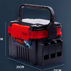 Sit-On Hard Tackle Box with Rod Holder Option, 6 L / 12 L – option photo