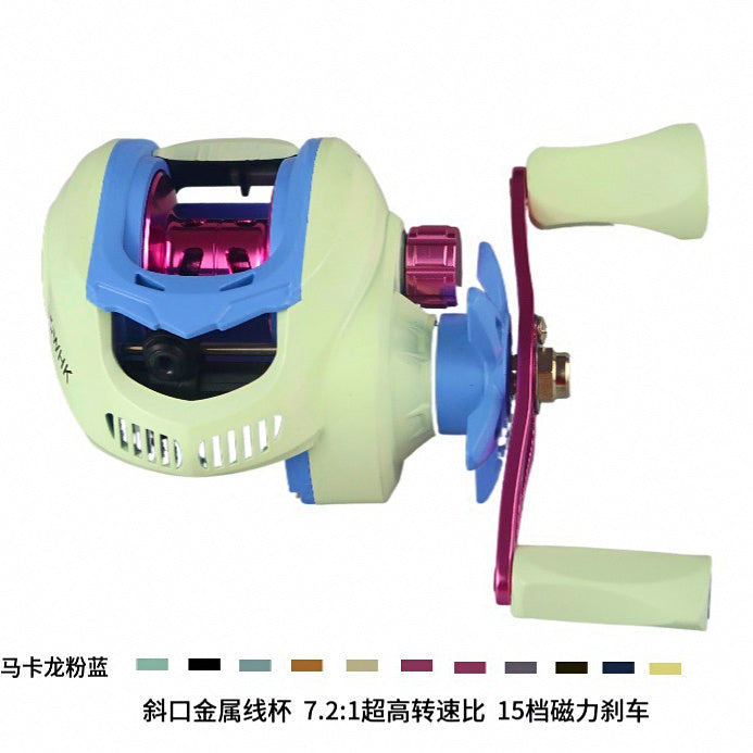 Round Baitcasting Reel, Macaron Colors, Left or Right Hand – option photo