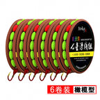 Pre-Tied Float Rig Set (6 Rigs), Nylon Line, Gold Hooks – option photo