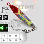 Metal Jig Spoon, 30–80 g (1.1–2.8 oz), Rigged or Bare – option photo