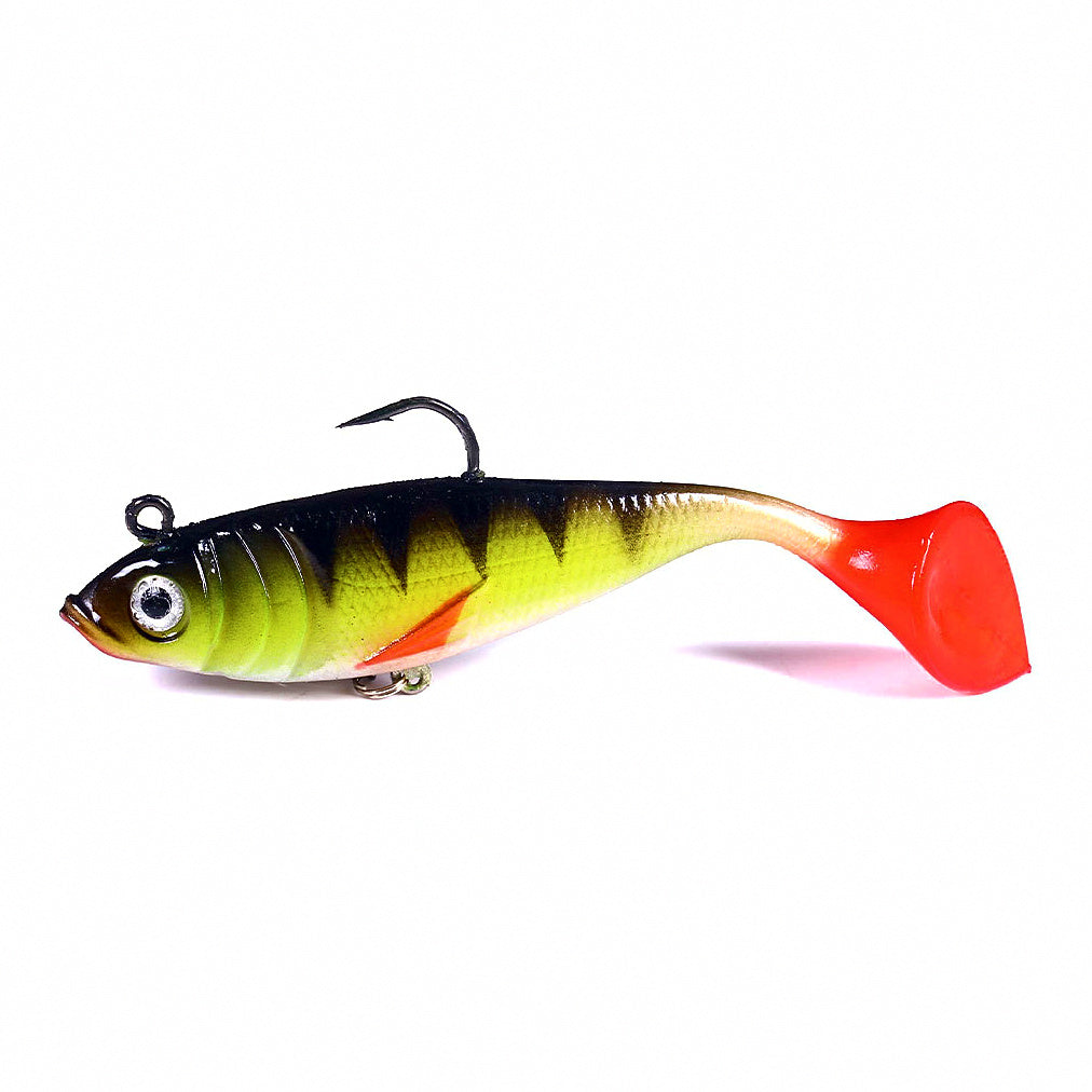 Lead Head Soft Swimbait, T-Tail, Double Hook, 18.5 g (0.65 oz) – option photo