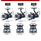 Front Drag Spinning Reel, Shallow Spool, 10 Bearings, 5.2:1 – option photo