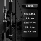 Carbon Fast Action Lure Rod, 1.83–2.43 m (6–8 ft) – option photo